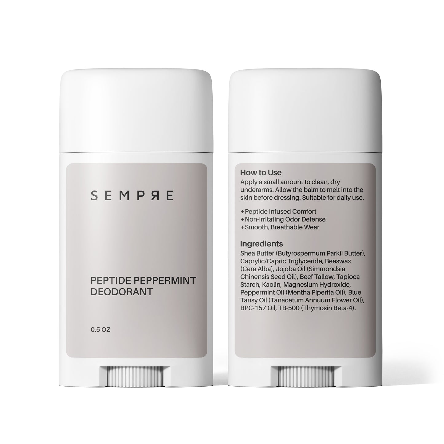 Peptide Peppermint Deodorant