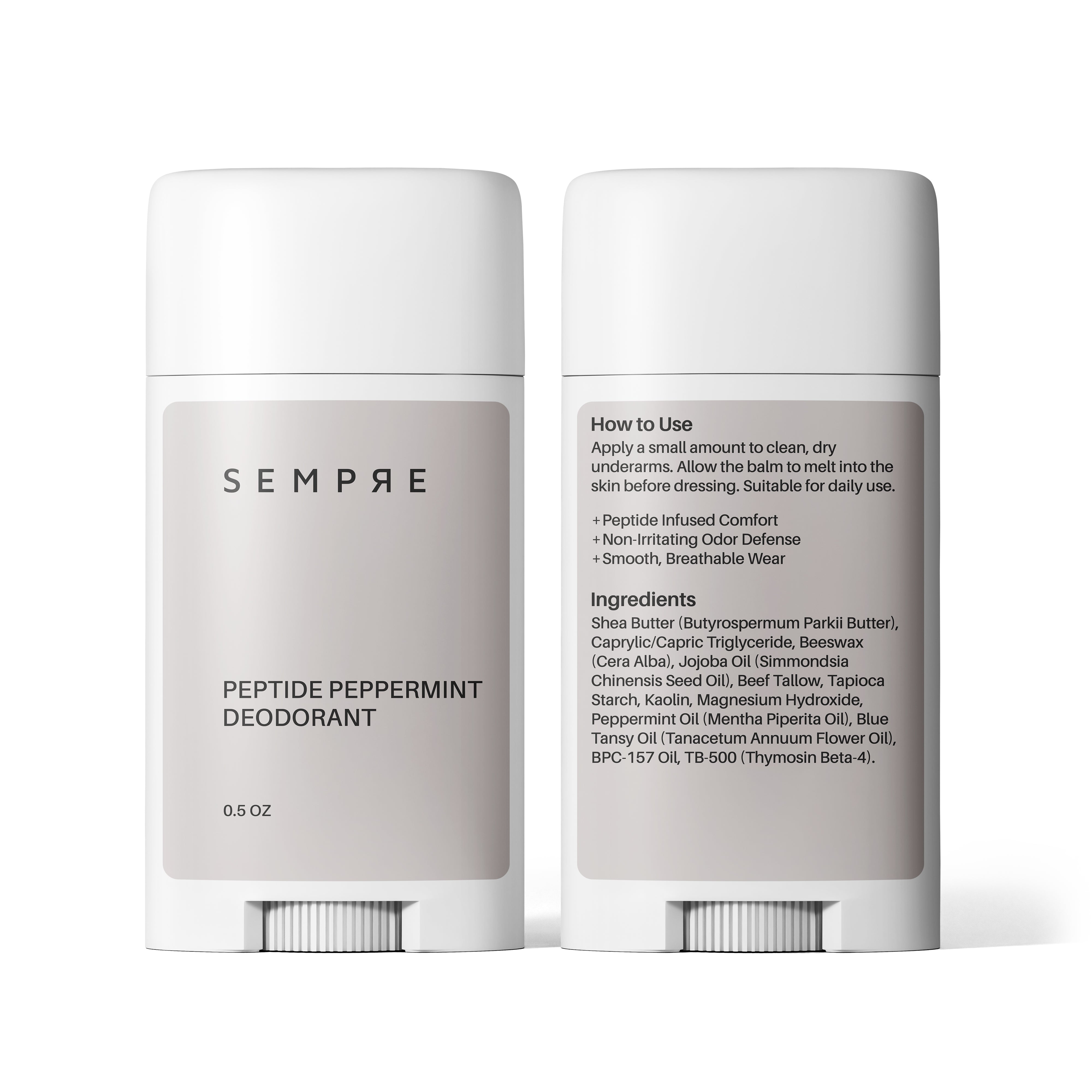 Peptide Peppermint Deodorant