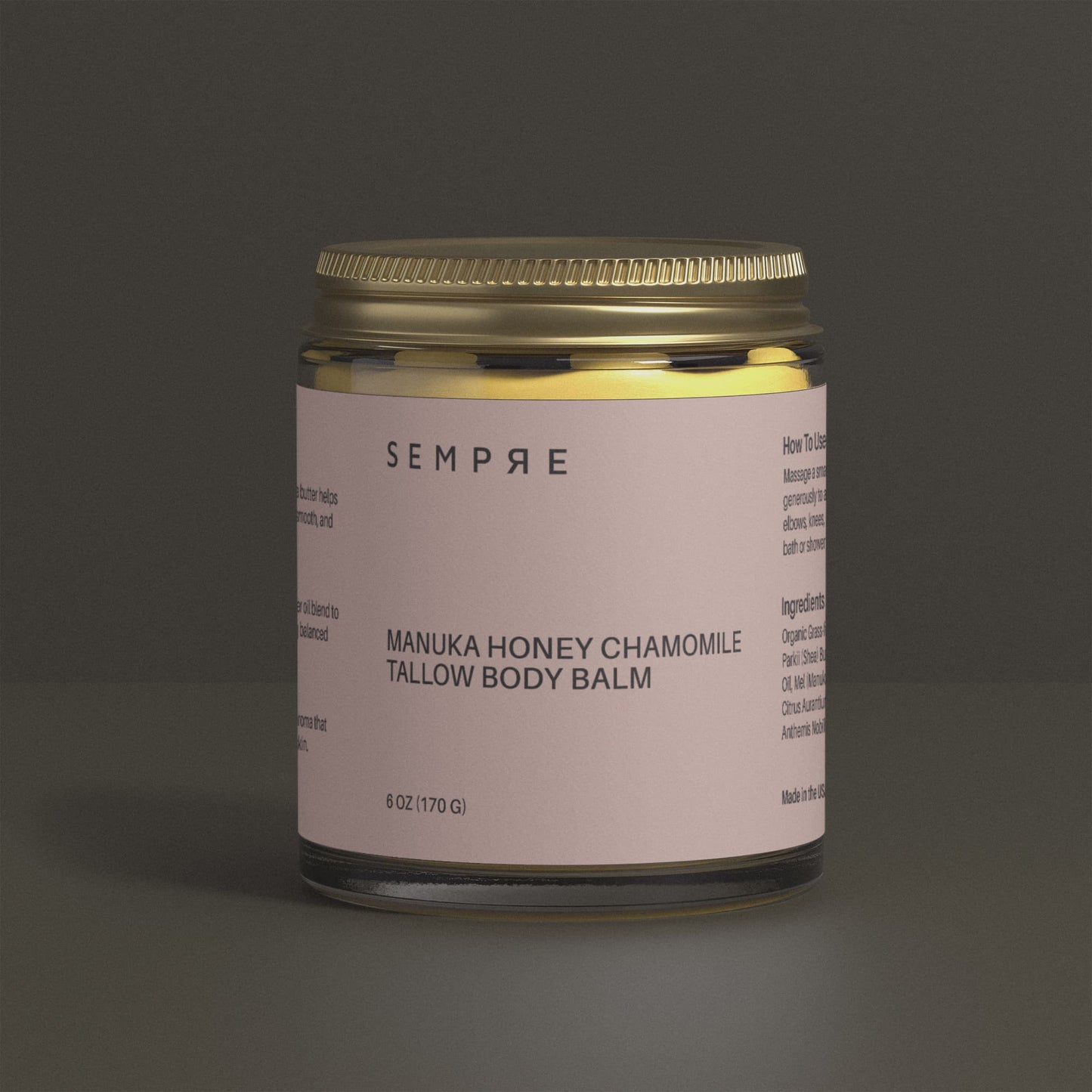 Manuka Honey Chamomile Tallow Body Balm