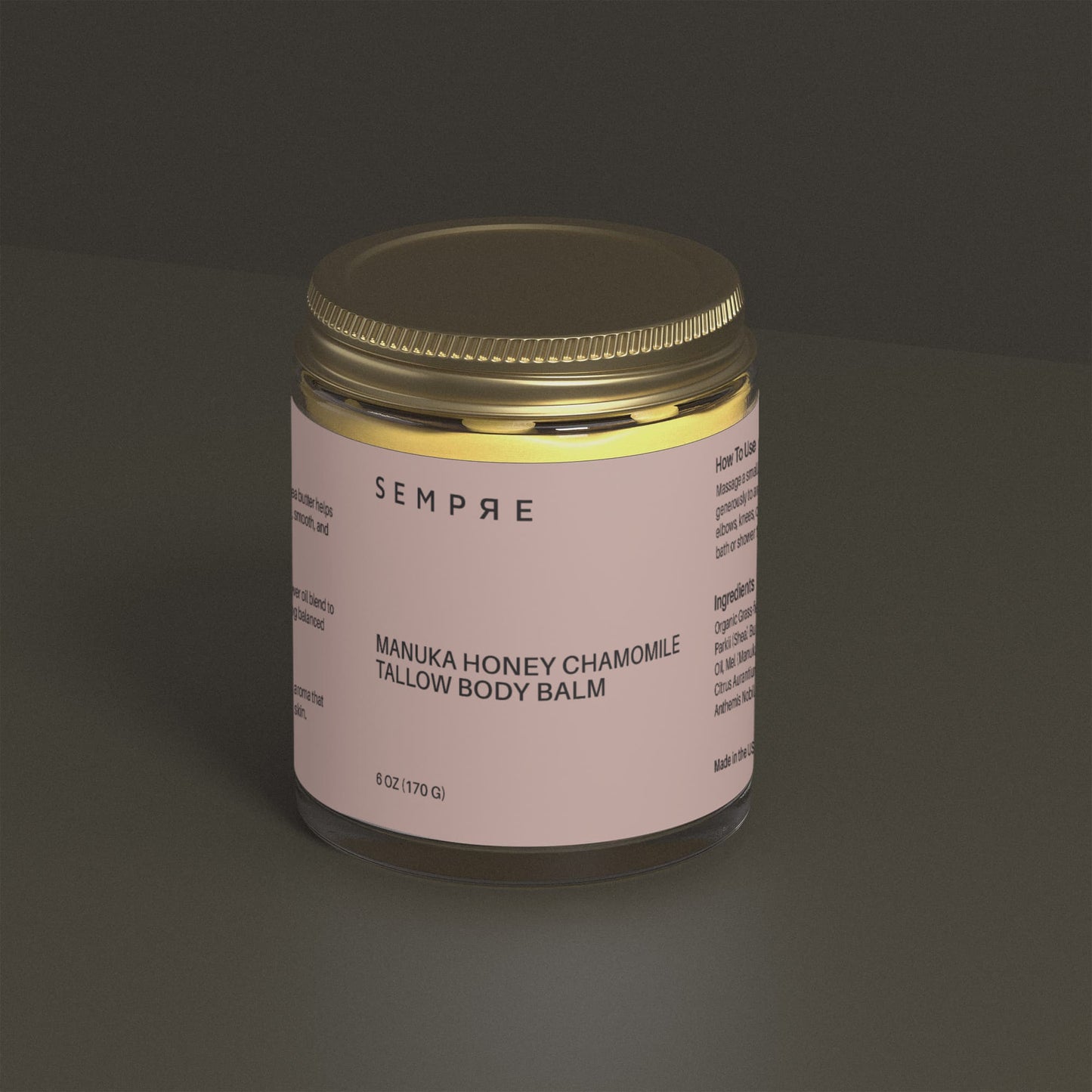 Manuka Honey Chamomile Tallow Body Balm