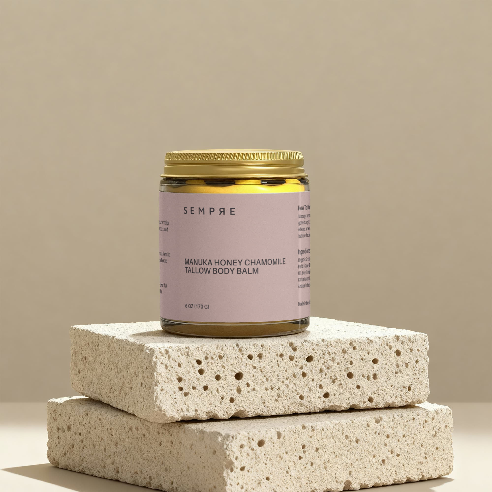 Manuka Honey Chamomile Tallow Body Balm